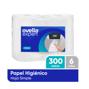 PAPEL HIGIÉNICO OVELLA 6X300 MTS