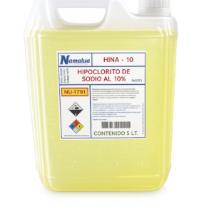 HIPOCLORITO DE SODIO 10% 5L