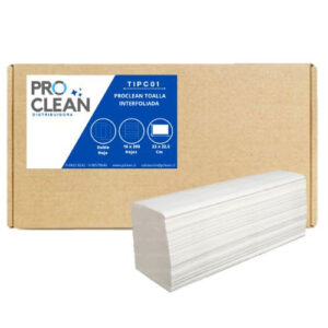 TOALLA INTERFOLIADA PROCLEAN DOBLE HOJA 16X200