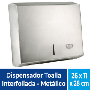 Dispensador de Toalla Interfoliada Elite Acero Inoxidable 92660