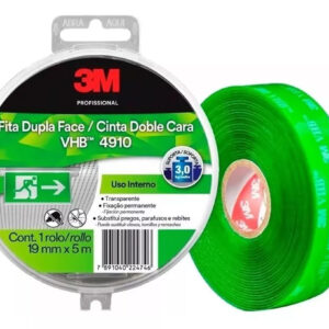 Cinta Doble Contacto 3M VHB 4910 Transparente 19 mm x 5 m