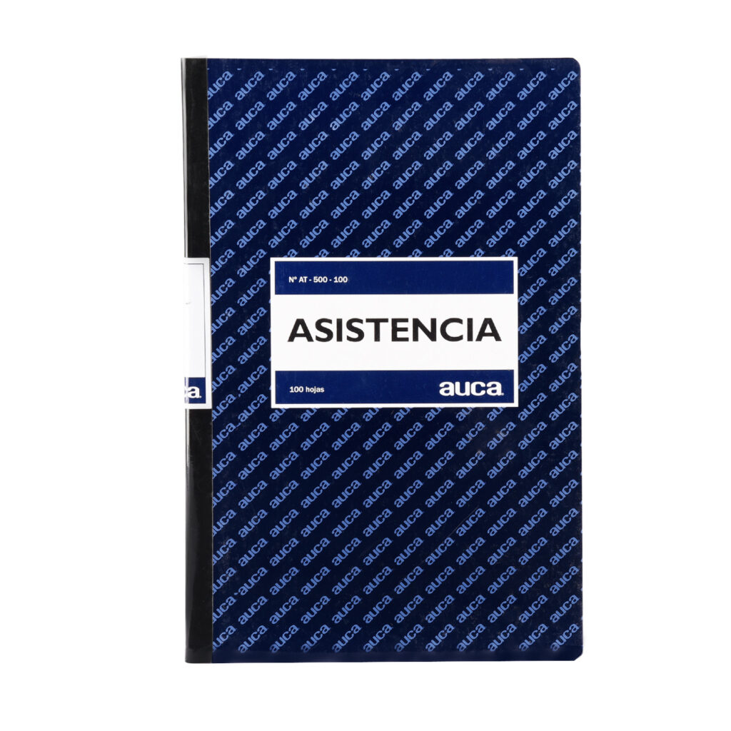 Libro de Asistencia Auca 100 Hojas