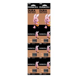 Pilas Alcalinas Duracell AAA Pack 12 Unidades