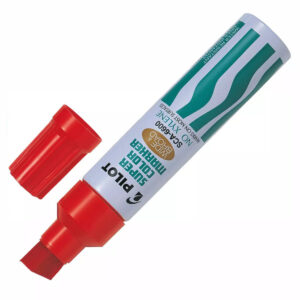 Marcador Permanente Pilot Jumbo Rojo Punta Biselada