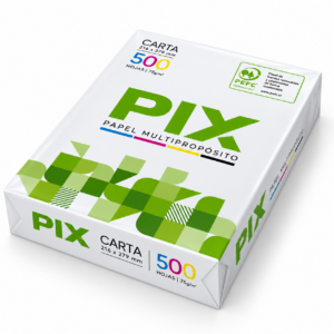 Resma Carta Multipropósito PIX 500 Hojas vista lateral