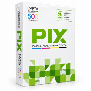 Resma Carta Multipropósito PIX 500 Hojas 75 g/m²